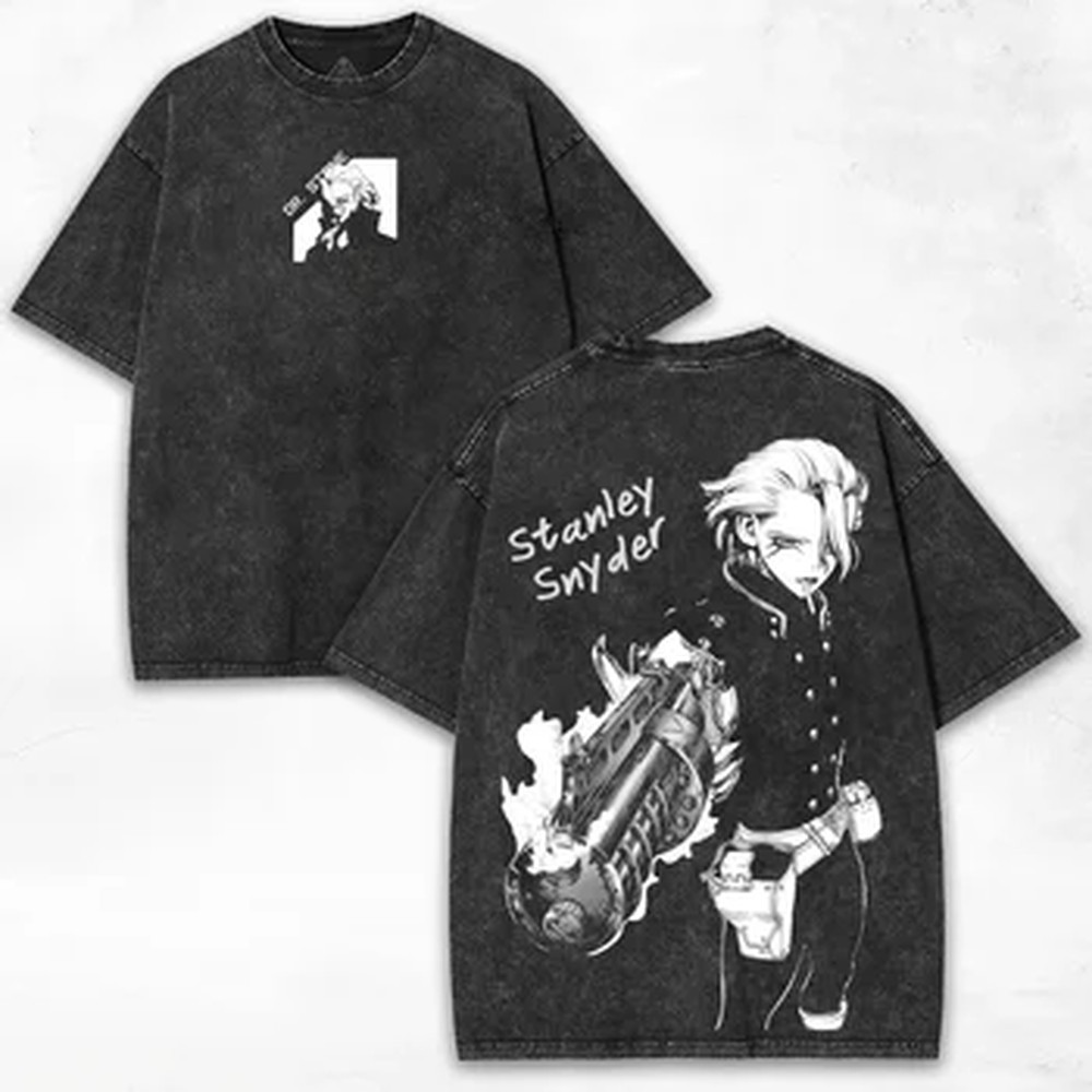 Graphic Tee Oversized - Dr.STONE Anime Graphic Tshirt Manga Vintage