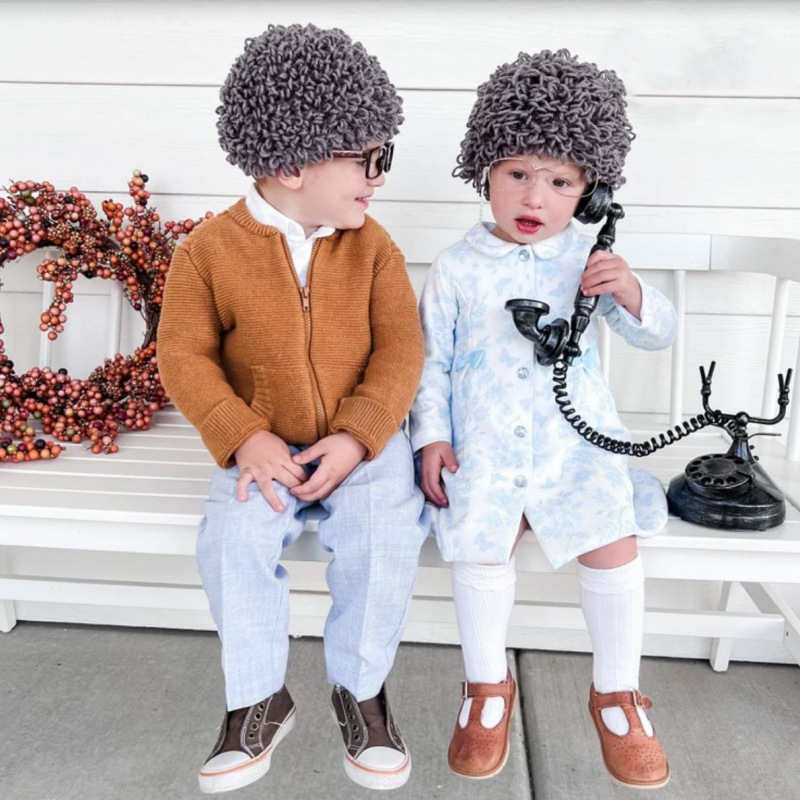Cute Kids Boy Girl Old Lady Wo - Beanie Winter Hat recension och pris