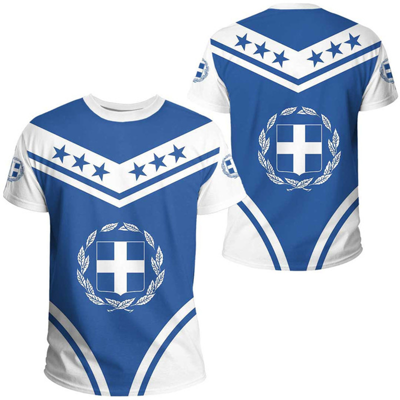 Greece Flag Map 3d Printed T S - Men'S Fashion Greece recension och pris