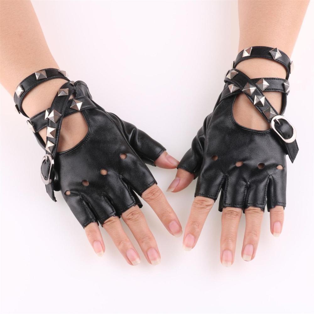 Unisex Fingerless Driving PU L - Driving Gloves Leather recension och pris