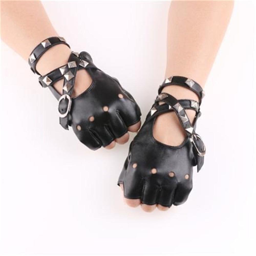 Unisex Fingerless Driving PU L - Driving Gloves Leather recension och pris