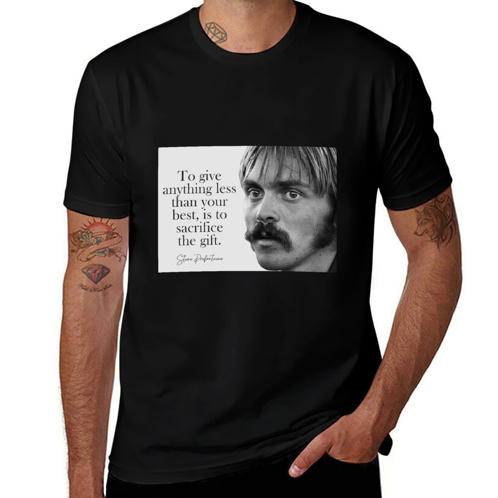 Steve Prefontaine Quote T-Shir - Men'S Fashion Quotes recension och pris