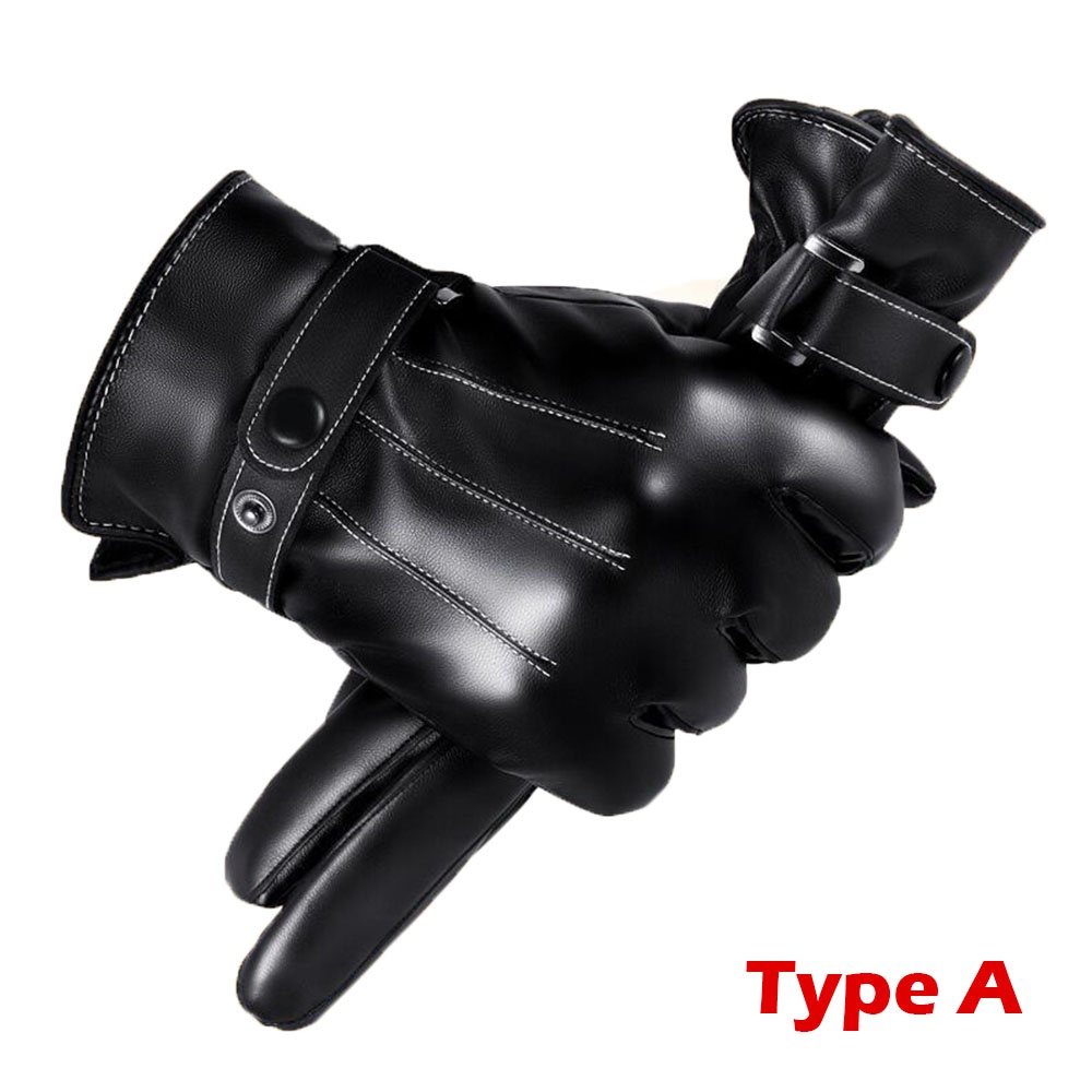 1Pair Winter Gloves Warm Drivi - Driving Gloves Leather recension och pris