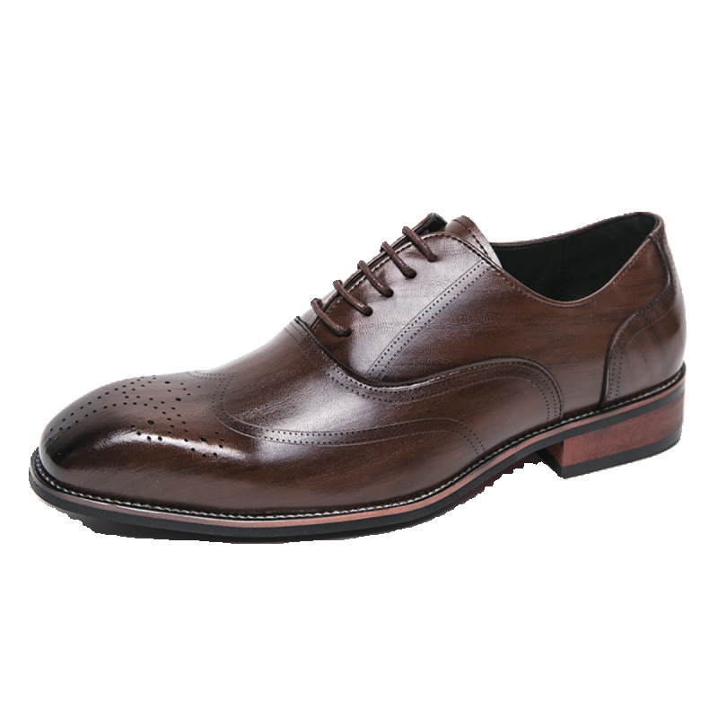 Classic Italy Pointed Toe Leat - Oxford Shoes Brogue recension och pris