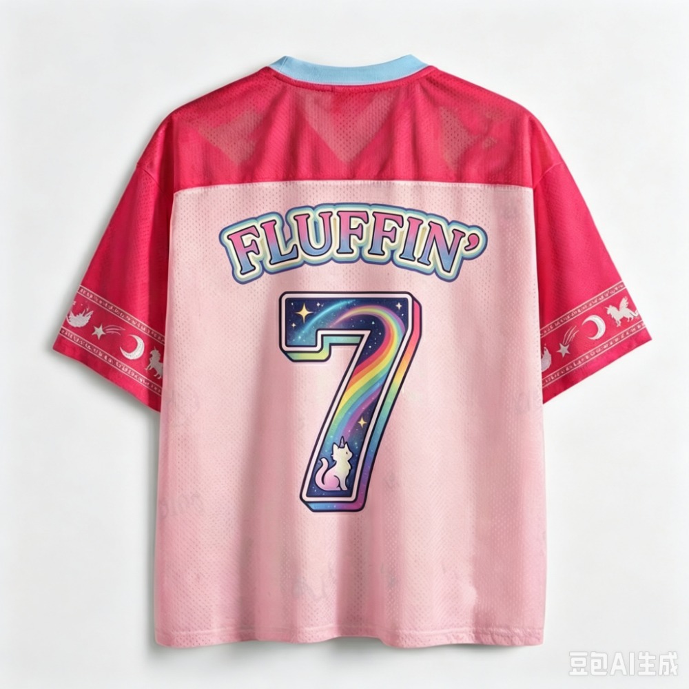 Y2K Retro Rainbow Cat 3D Print - Men'S Fashion V Neck T Shirts recension och pris
