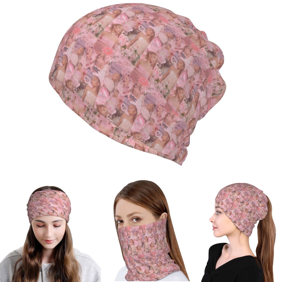 Ariana Grande Singer Bandana N - Beanie Winter Hat recension och pris