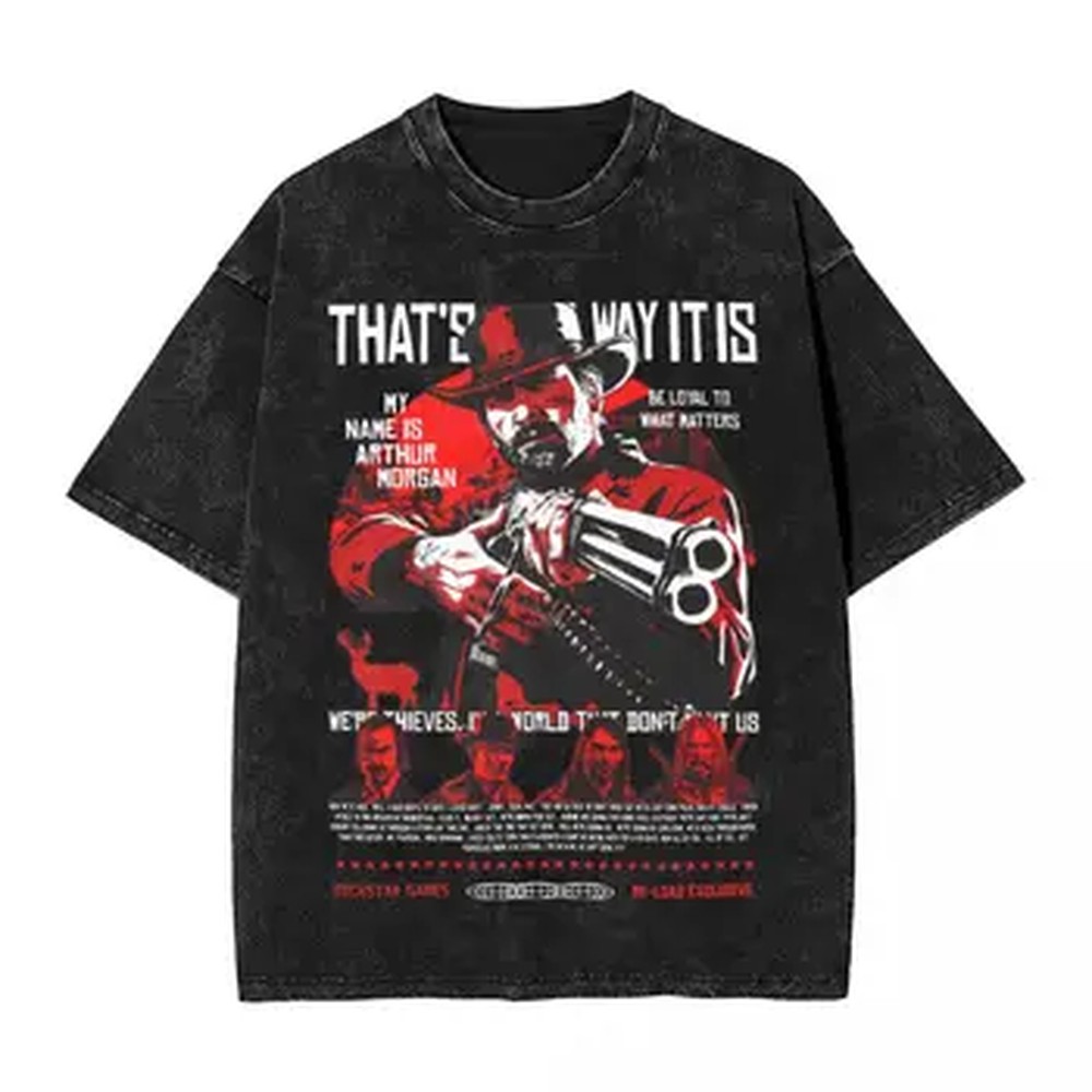 Red Dead Redemption 2 Graphic  - Graphic Tee Oversized recension och pris