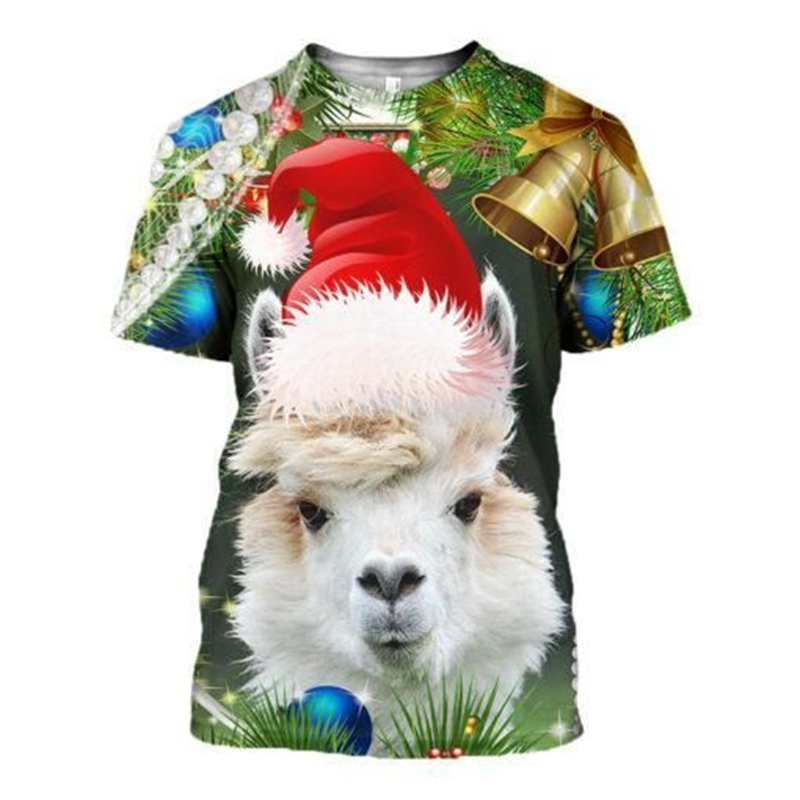 New 3D Xmas Animals Funny T Sh - Mens Xmas Fashion recension och pris