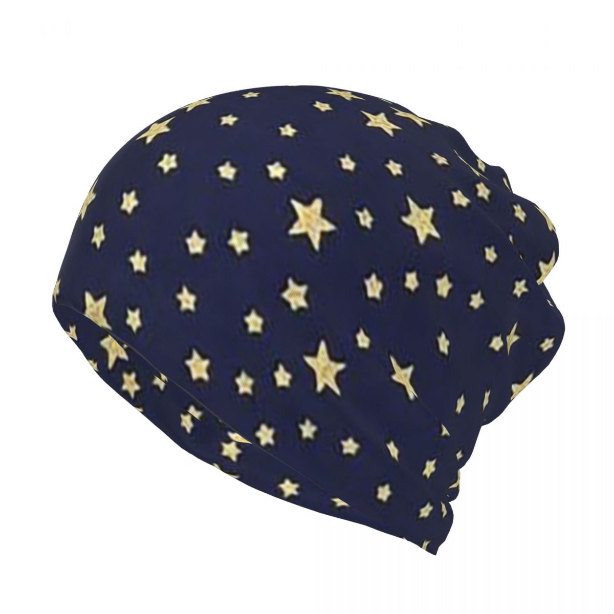 Navy Blue Sky And Stars Print  - Beanie Winter Hat recension och pris