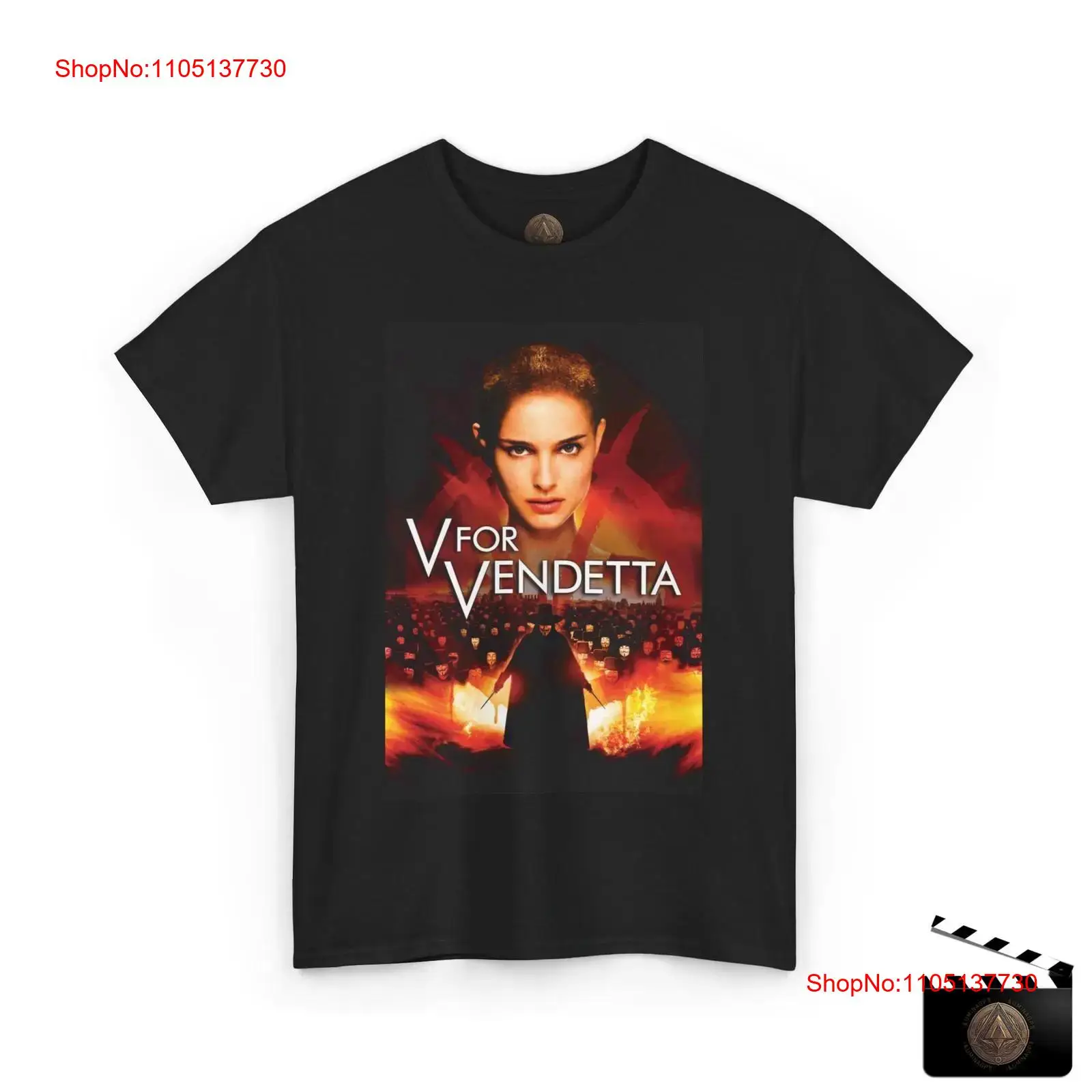 V For Vendetta Movie Poster T  - Men'S Fashion V Neck T Shirts recension och pris
