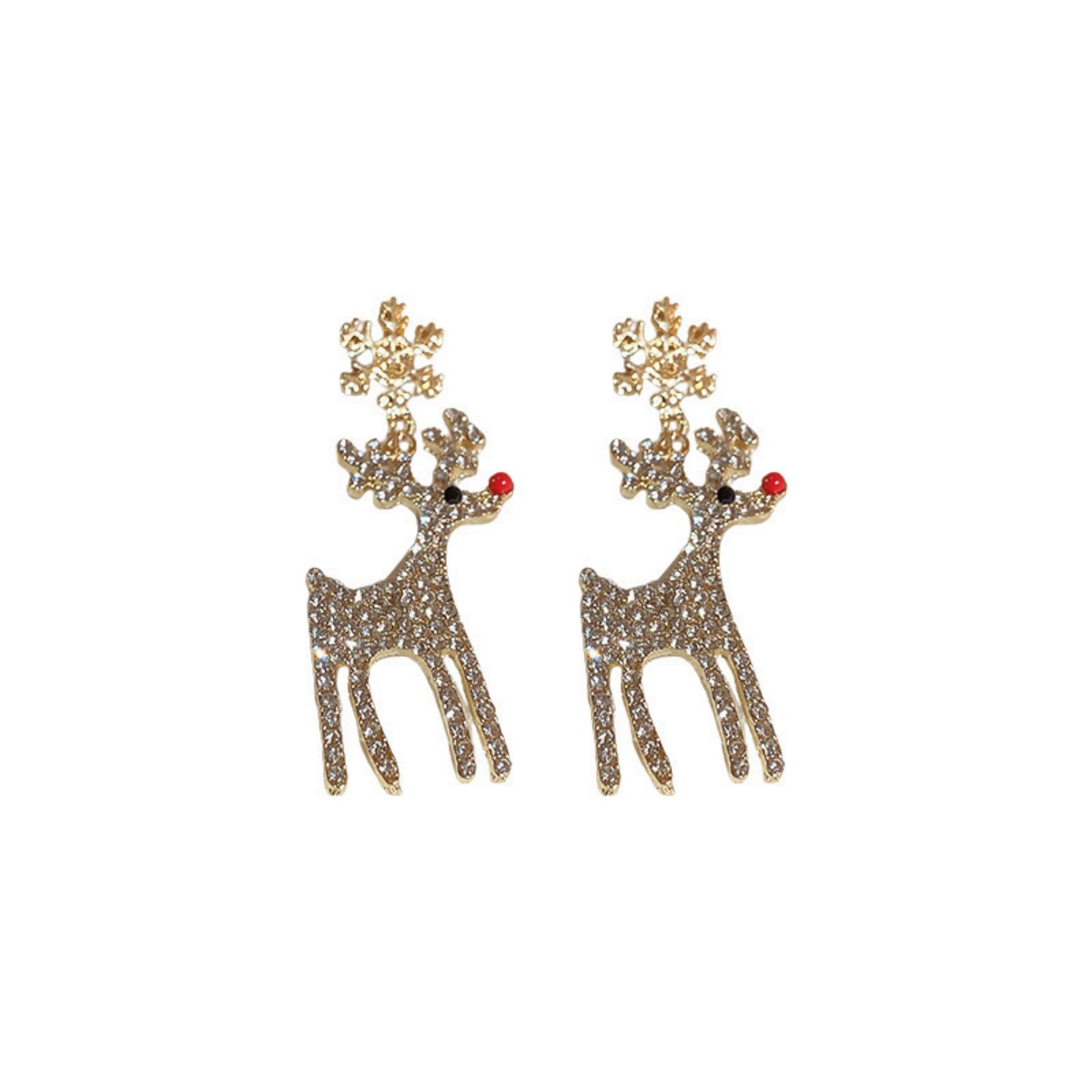 Xmas Holiday Deer Drop Earring - Mens Xmas Fashion recension och pris