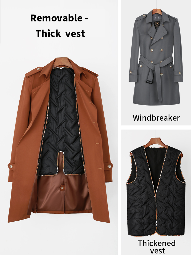 genuine windbreaker men's long - Mens Fashion Young recension och pris