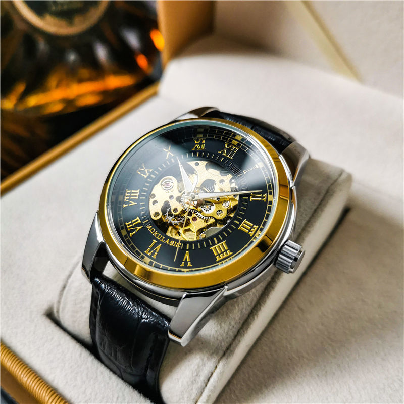 Elegant Men's Automatic Mechan - Mens Fashion Young recension och pris