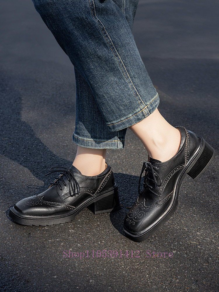 British Style Women Brogue Oxf - Oxford Shoes Brogue recension och pris