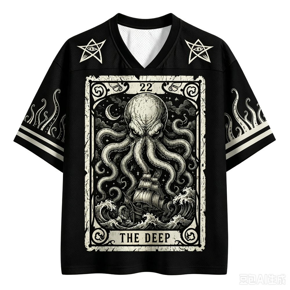 2026 Best-selling Fun Octopus  - Men'S Fashion V Neck T Shirts recension och pris