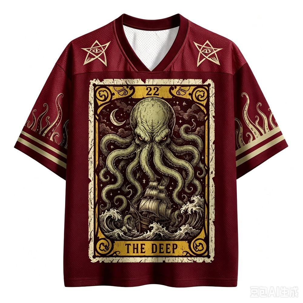 2026 Best-selling Fun Octopus  - Men'S Fashion V Neck T Shirts recension och pris
