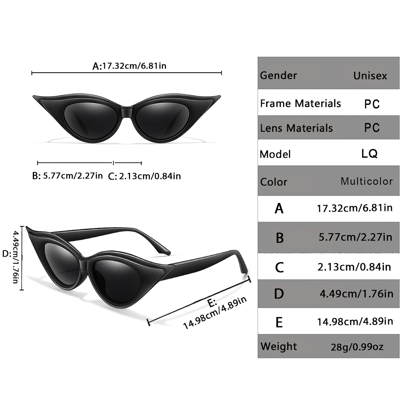 Sexy Cat Eye Sunglasses Fashio - Men'S Fashion For Hot Weather recension och pris
