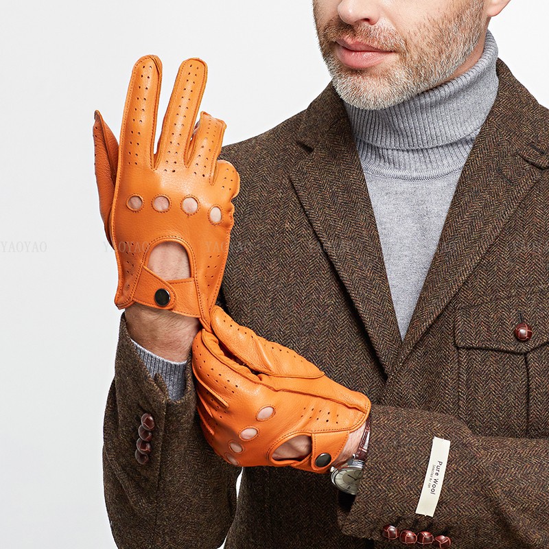 Fashion Accessories Male Sprin - Driving Gloves Leather recension och pris
