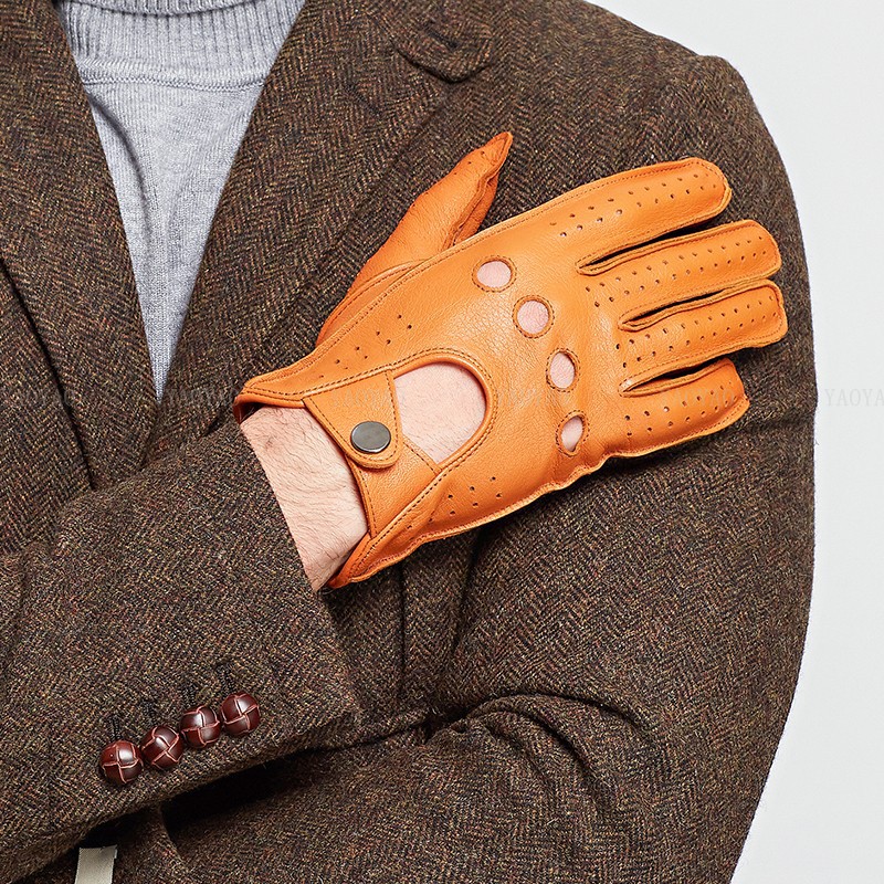 Fashion Accessories Male Sprin - Driving Gloves Leather recension och pris