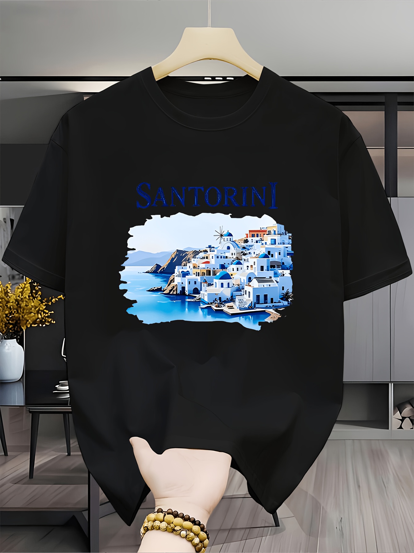 Vintage Santorini Greece Lands - Men'S Fashion Greece recension och pris