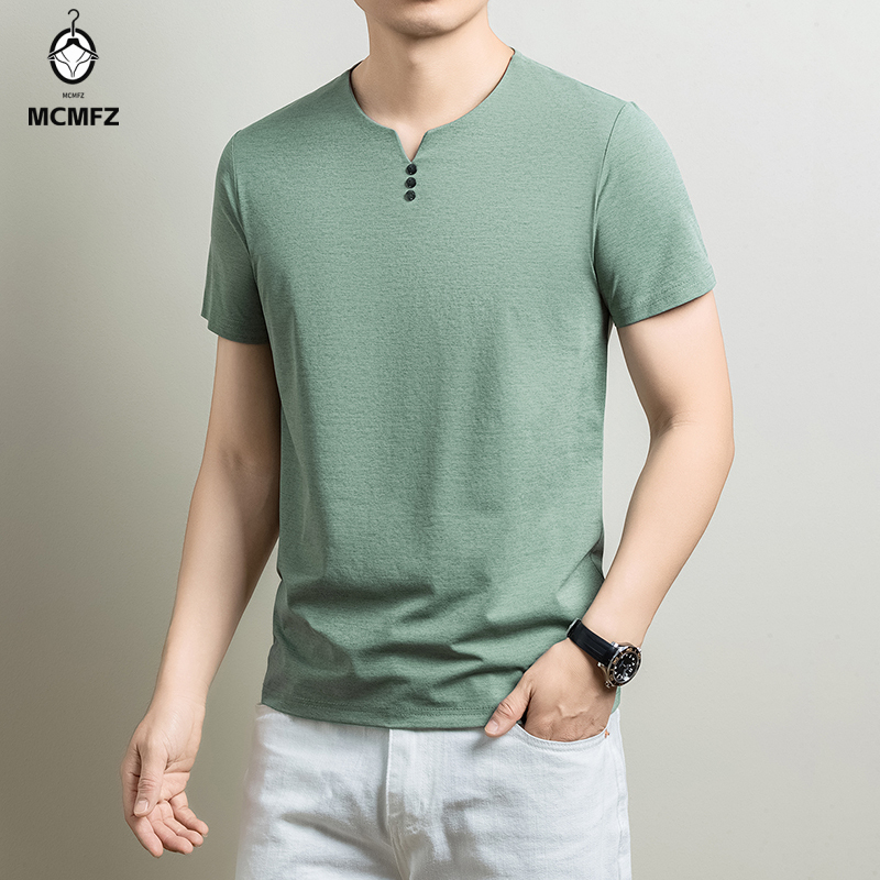 Mens Basic Henley T Shirt Comf - Men'S Fashion Trends 2025 recension och pris