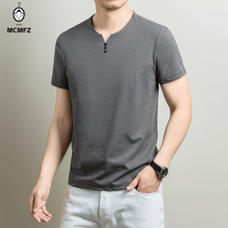 Mens Basic Henley T Shirt Comf - Men'S Fashion Trends 2025 recension och pris