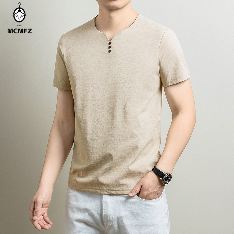 Mens Basic Henley T Shirt Comf - Men'S Fashion Trends 2025 recension och pris