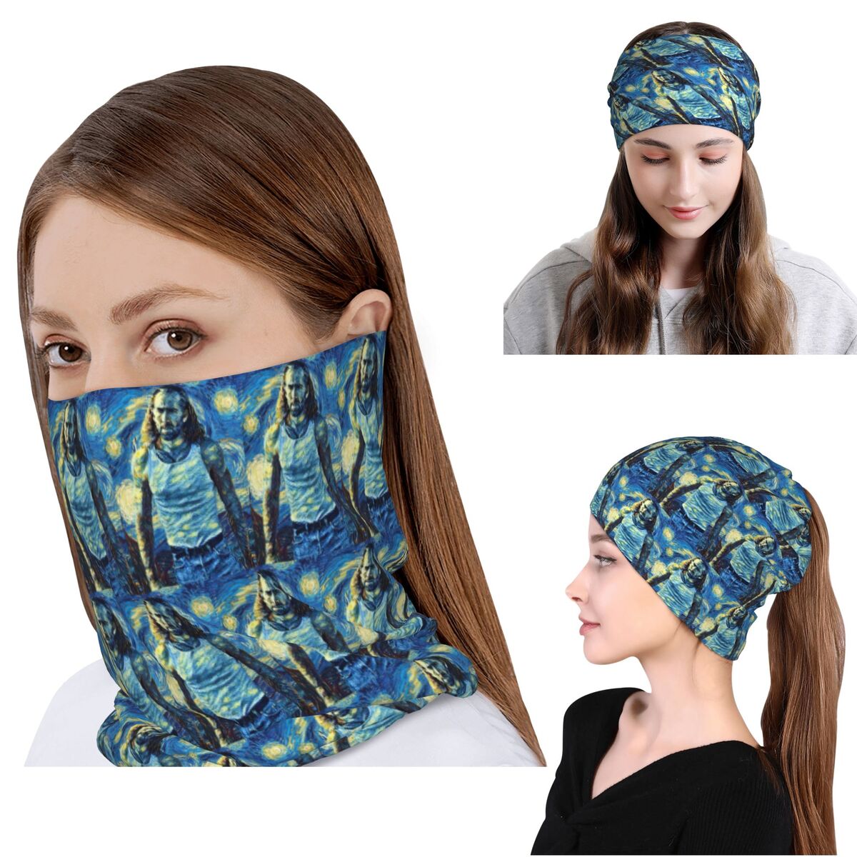 Nicolas Cage Stage Bandana Nec - Beanie Winter Hat recension och pris