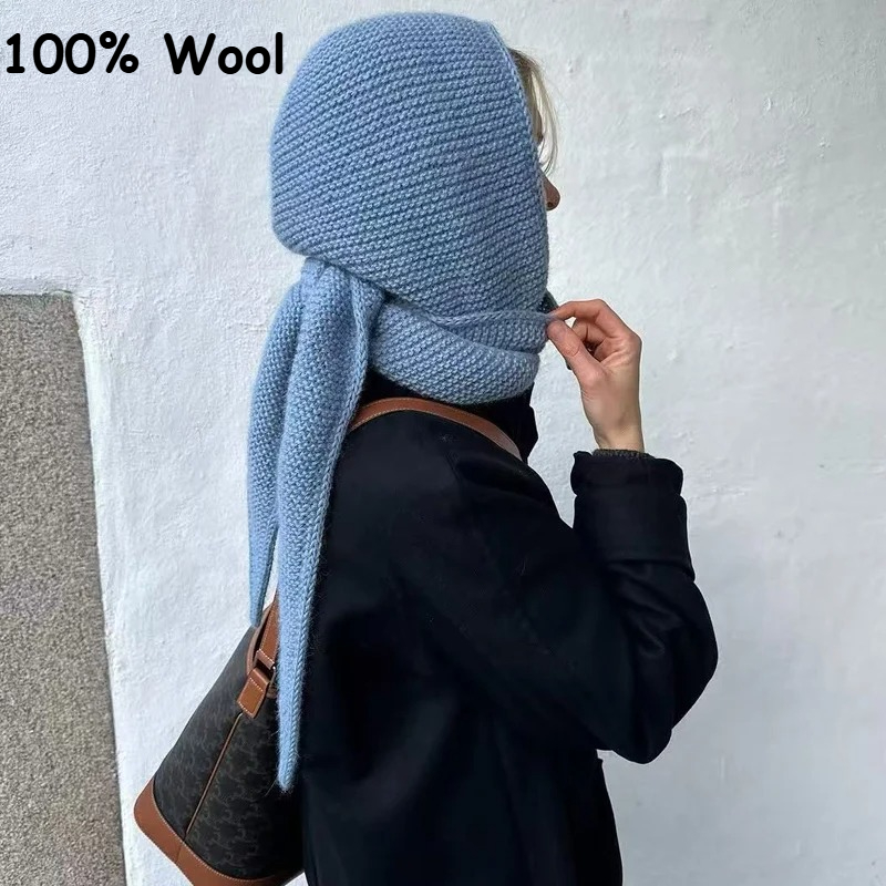 100% Wool Big Sophie Scarf Ove - Beanie Winter Hat recension och pris