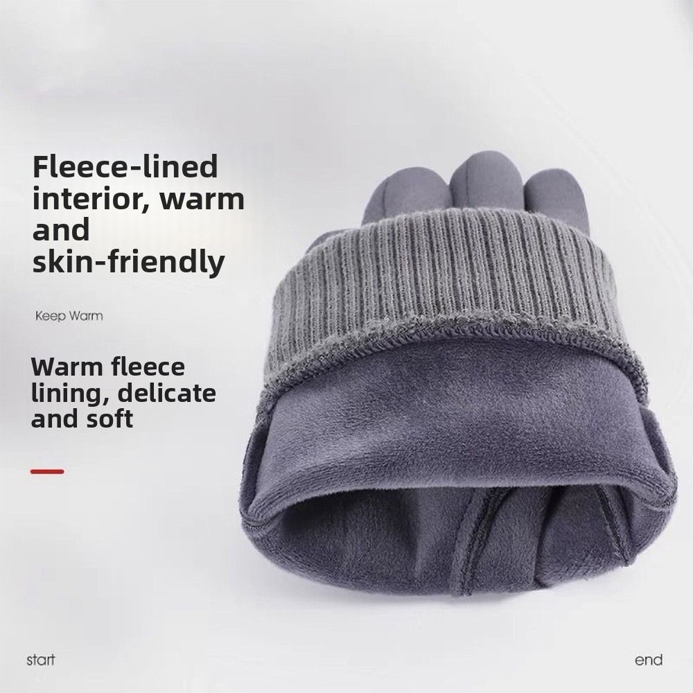 Driving Mittens Fleece Lining  - Driving Gloves Leather recension och pris