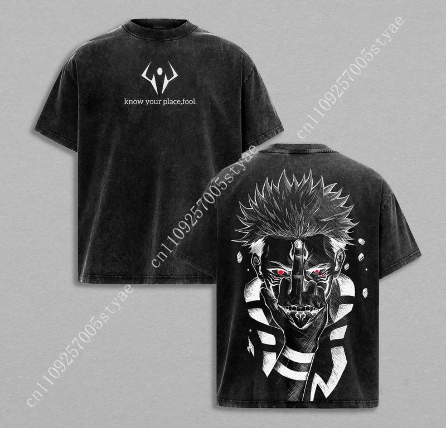 Anime  Ryomen Sukuna Graphic T - Graphic Tee Oversized recension och pris