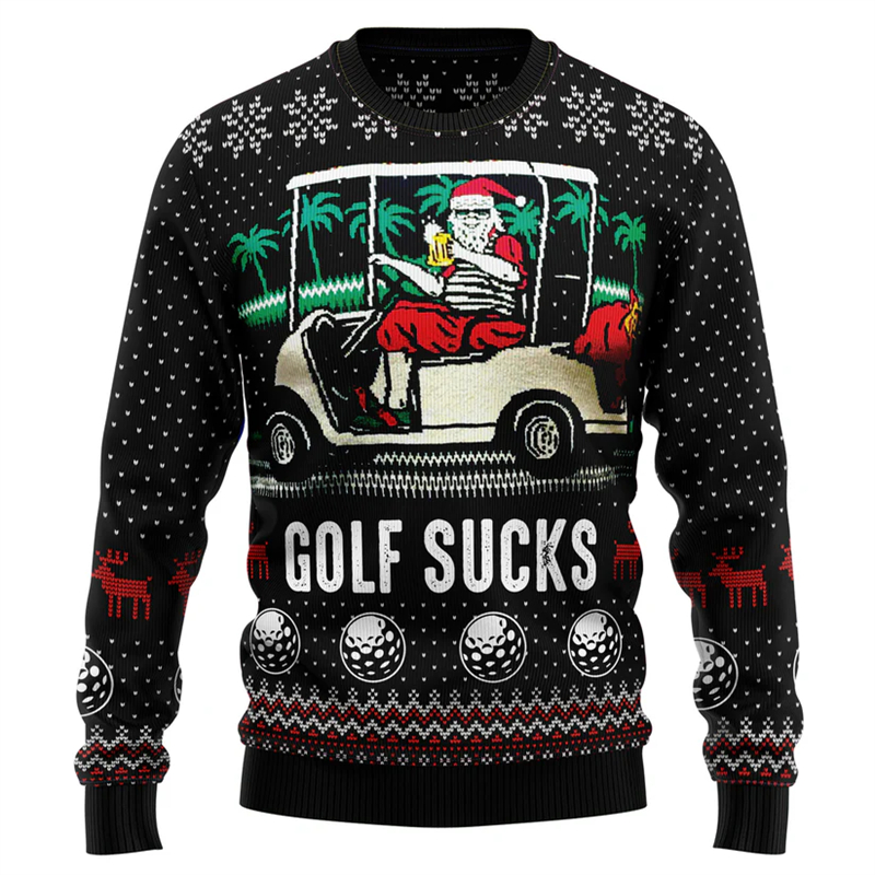 Fashion Golf Graphic Ugly Chri - Mens Xmas Fashion recension och pris