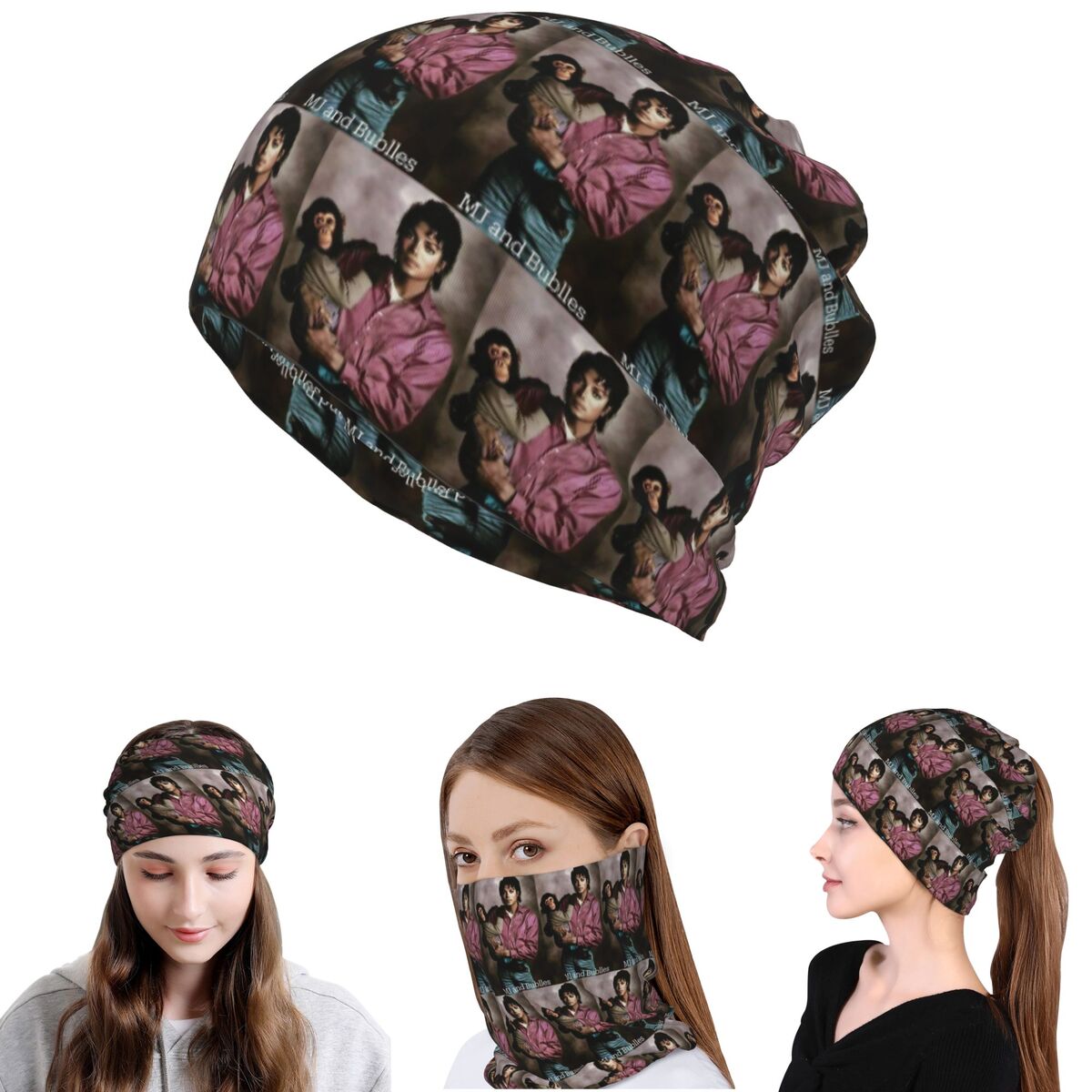 Michael Jackson Bandana Neck G - Beanie Winter Hat recension och pris