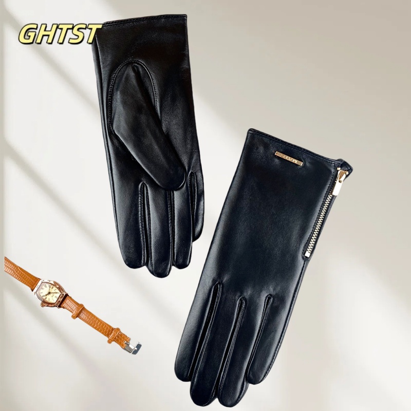 Fashion Real Sheepskin Motorcy - Driving Gloves Leather recension och pris