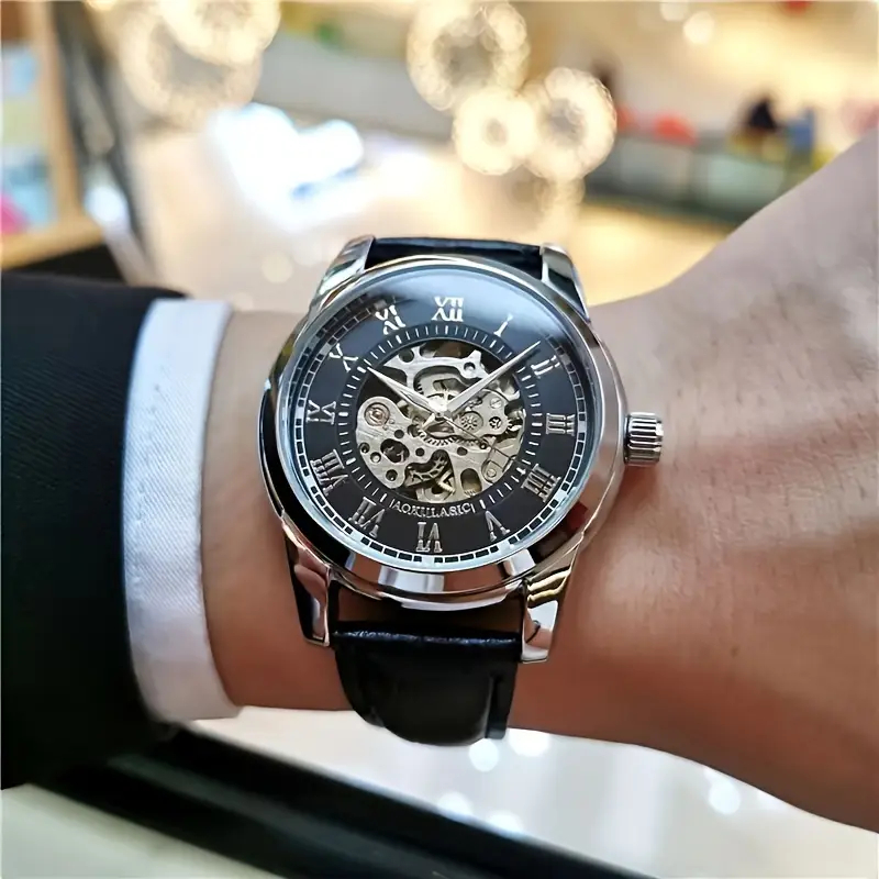 Elegant Men's Automatic Mechan - Mens Fashion Young recension och pris